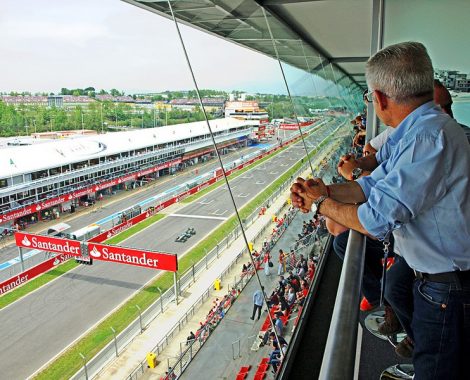 Spain Grand Prix view from suite
